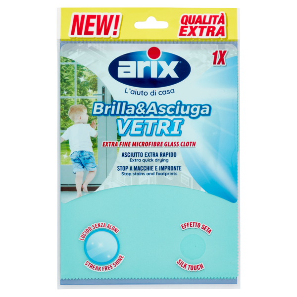 Panno brilla & asciuga vetri Arix