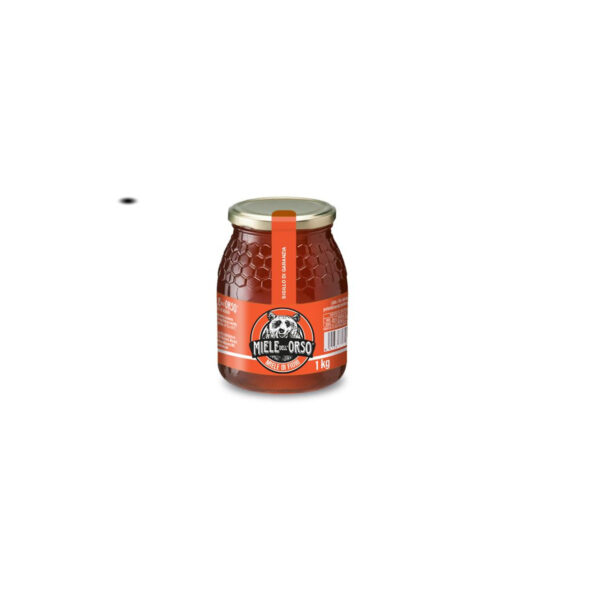 Miele di fiore vaso alveolato da 1kg Miele dell'Orso