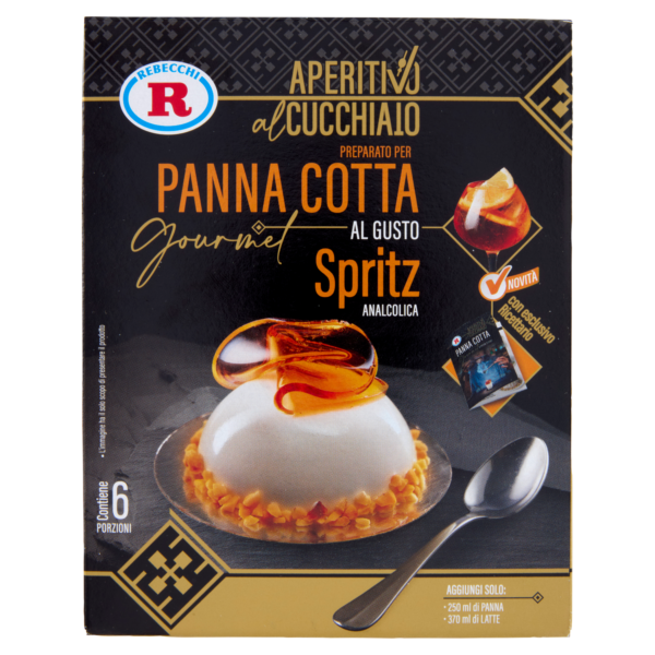 Kit per panna cotta allo spritz da 72g Rebecchi