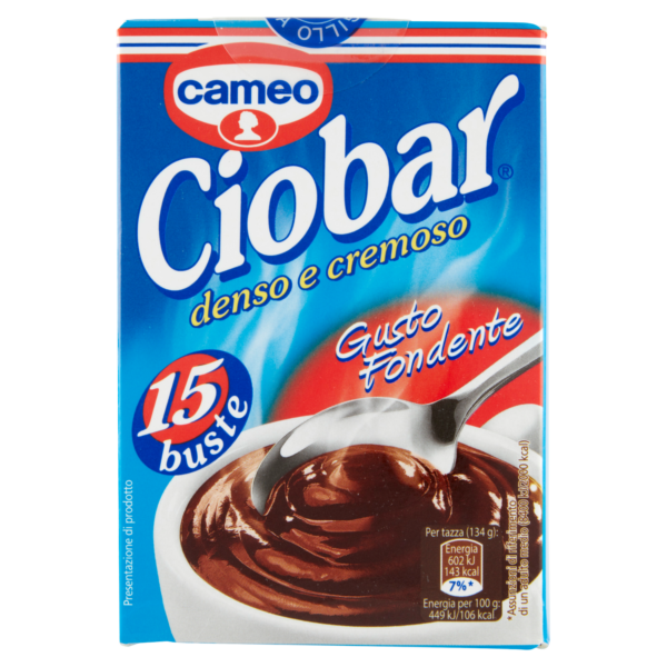 Ciobar 15 buste al cioccolato fondente da 345g Cameo