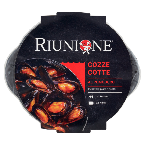 Cozze cotte al pomodoro da 430g Riunione