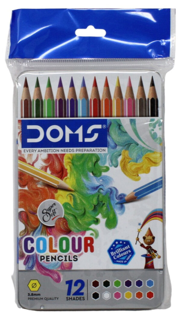12 pastelli Doms super soft, scarola metallo