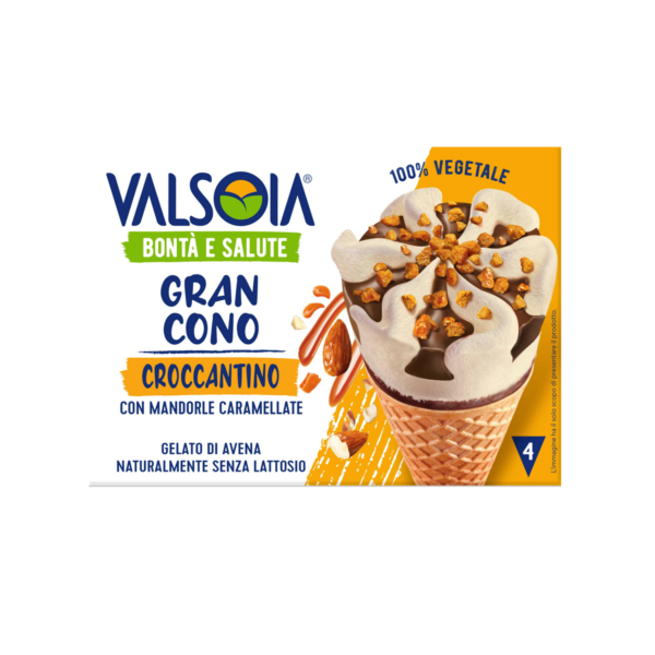 4 Gran Coni al gusto croccantino da 300g Valsoia