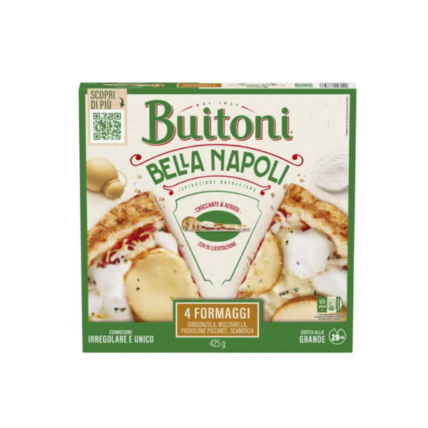 Pizza bella napoli ai 4 formaggi da 345g buitoni