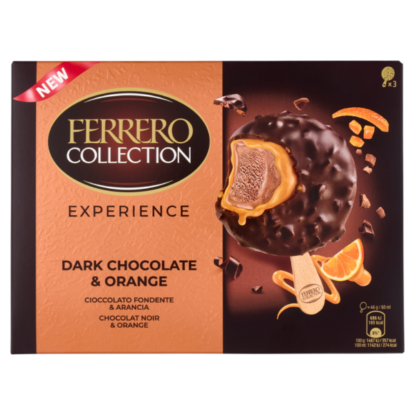 Ferrero Collection Gelato Fondente & Arancia 3pezzi 138g