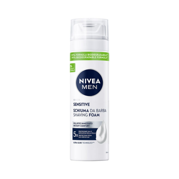 Schiuma da barba men sensitive 200ml Nivea
