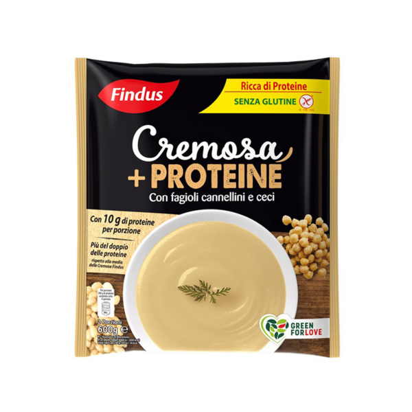 Cremosa +Proteine con Gagioli Cannellini e Ceci 600G Findus