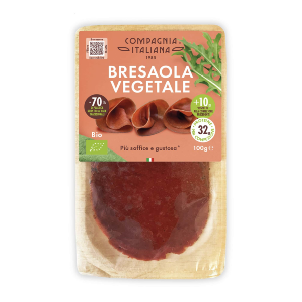 Bresaola vegetale 100g Compagnia Italiana Alimentari