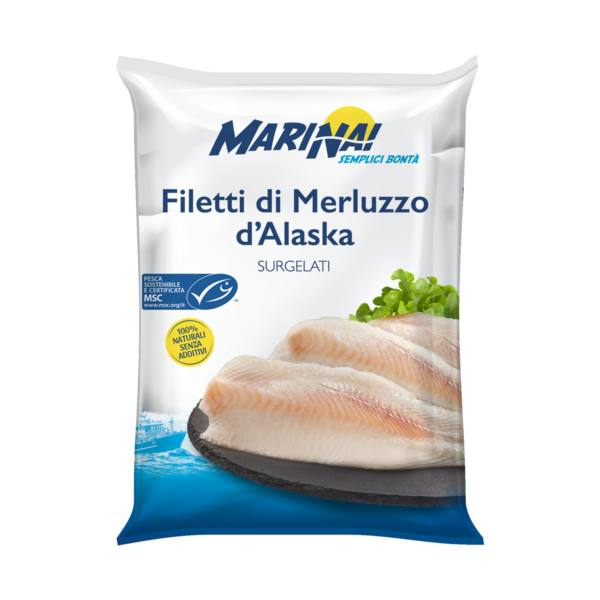 Filetti di merluzzo d'alaska 400g Marinai