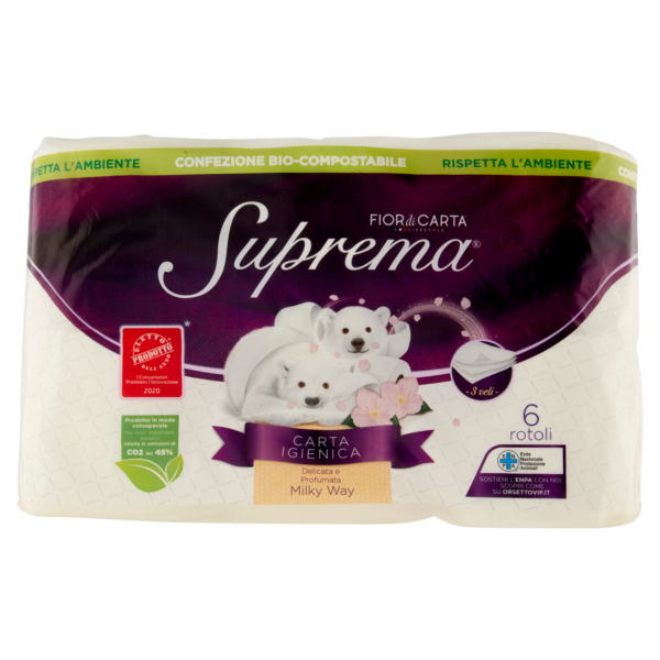 Carta igienica 6rotoli 3veli profumata Suprema