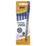 5 penne a sfera Bic cristal blu