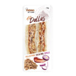 Tramezzino Dallas pane ai cereali con pulled pork,cipolle, salsa BBQ da 170g Fabian