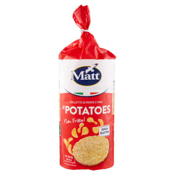 Gallette "Le Potatoes" di patate e mais da 100g Matt