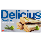 Sardine in olio di oliva 120g Delicius