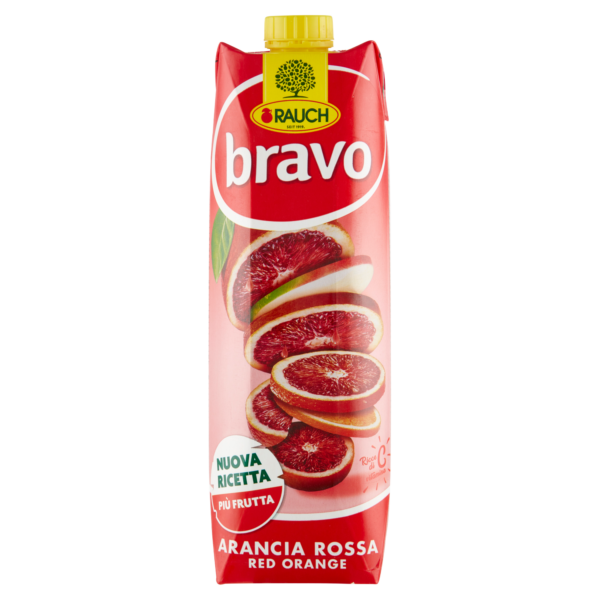 Succo di Arancia Rossa in Brick Bravo 1lt Rauch