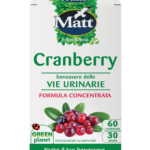 Cranberry integratore per il benessere delle vie urinarie da 60 compresse Matt