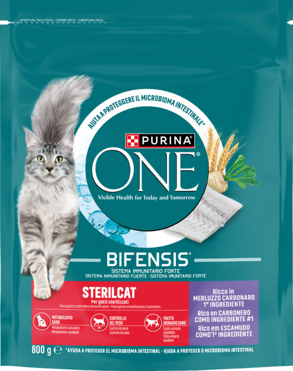 Purina one bifensis Sterilcat da 800g Merluzzo