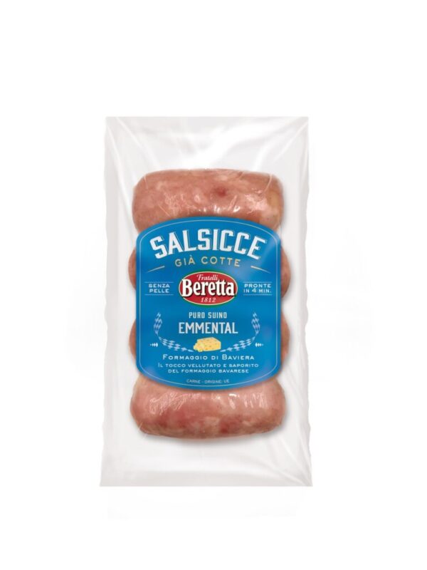 Salsiccia cotta emmental 180g Beretta