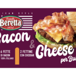 Bacon & cheese per burger 90g Beretta
