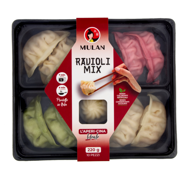 Ravioli mix apericina 220g Mulan