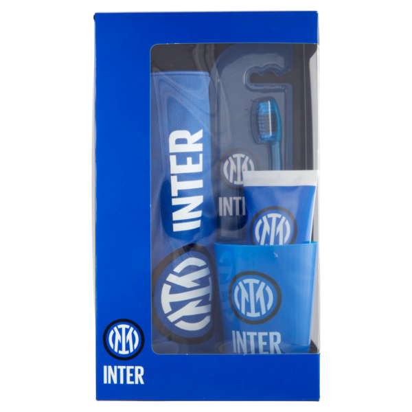Set gift Inter Oral Care(Spazzolino,dentrificio,bicchierino e astuccio)