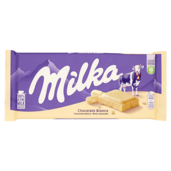 Tavoletta di Cioccolato Bianco 90g Milka