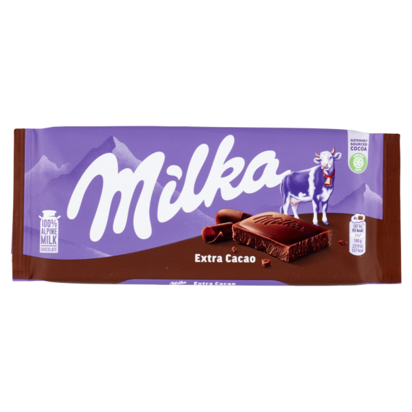 Tavoletta di Cioccolato Intenso Cacao 90g Milka