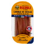 Filetti Di Alici Canale di Sicilia in olio 100% italiano 40g Le Rizzoline Rizzoli