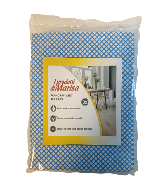 Panno per pavimenti da 3pz 40x53cm Marisa