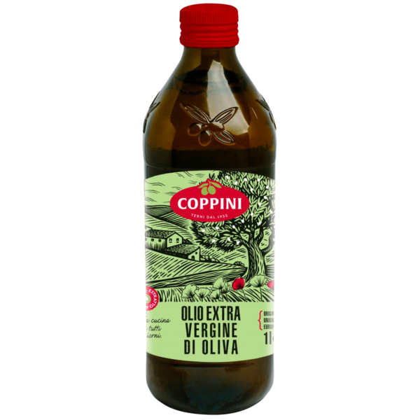Olio extra vergine di oliva, 1 litro Coppini