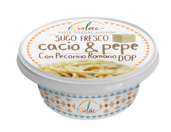 Sugo Fresco Cacio&Pepe con Pecorino Romano Dop 500g in busta Sulae