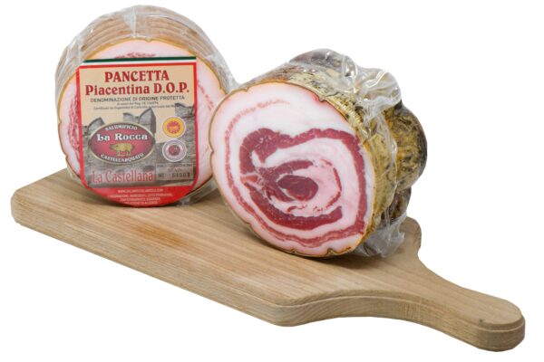 Pancetta piacentina Dop, a tranci sottovuoto La Rocca