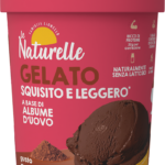 Gelacon squisito e leggero a base di albume d'uovo gusto cioccolato da 250g Le Naturelle