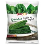 Spinaci italiani foglia su foflia surgelati da 1kg Sucor