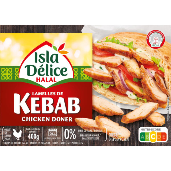 Kebab di Pollo Halal 400g Isla Deli