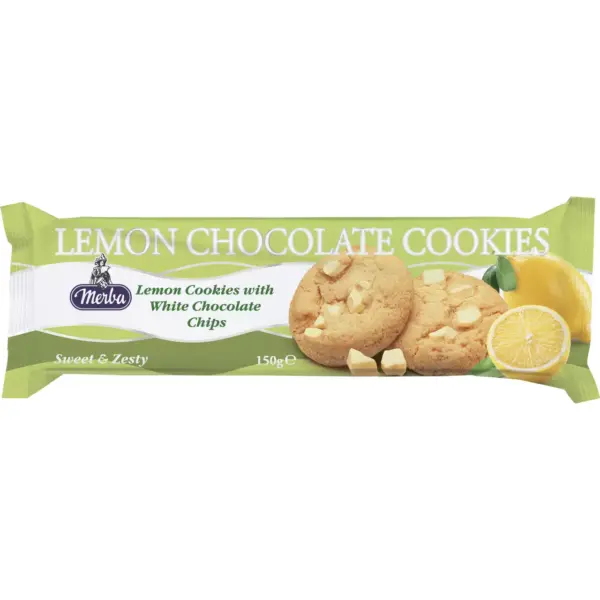 Lemon chocolate cookies 150g Merba