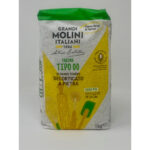 Farina tipo 00 W200 1 kg di grano tenero decorticato a pietra Grandi Mmolini Italiani