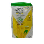 Farina tipo 00 W200 1 kg di grano tenero decorticato a pietra Grandi Mmolini Italiani