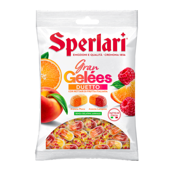 Caramelle Gran Gelèes Duetto frutta 150g Sperlari
