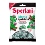Caramelle dure con ripieno alla Menta e Liquirizia Italiane da 150g Sperlari