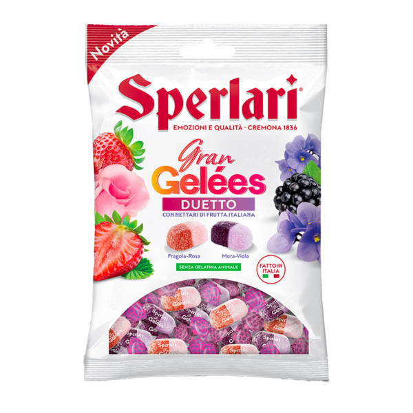Caramelle Gran Gelèes Duetto Frutta e Fiori 150g Sperlari