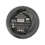 25 Piatti riutilizzabili da 17cm Nero