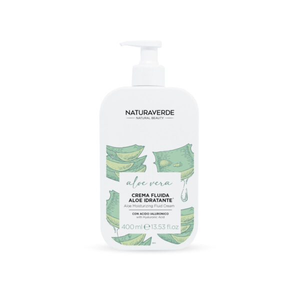 Crema Corpo Fluida Aloe Idratante 400ml Naturaverde