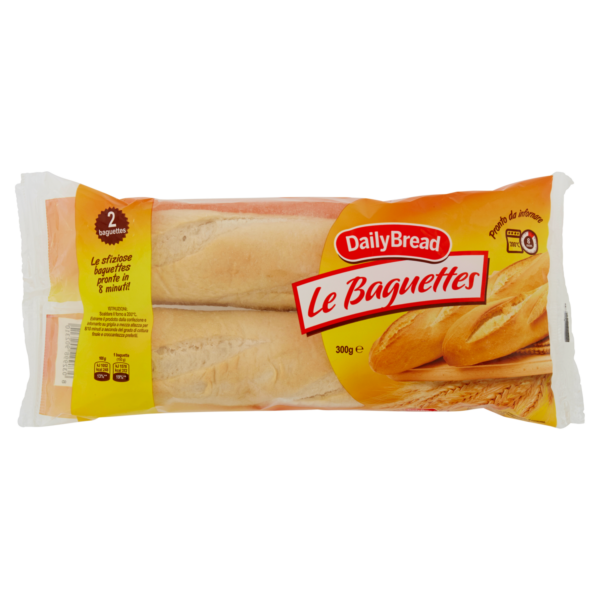 Baguette x2 precotte 300g Daily bread