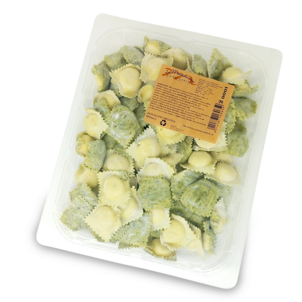 Ravioli ricotta e spinaci 1kg quadrotti La Marchesina