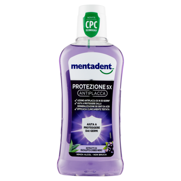 Mentadent collutorio 400ml antiplacca