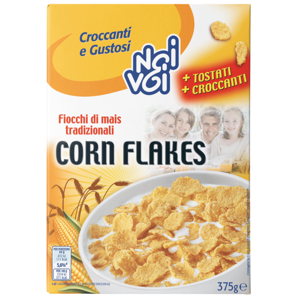 Corn flakes 375g Noi&Voi