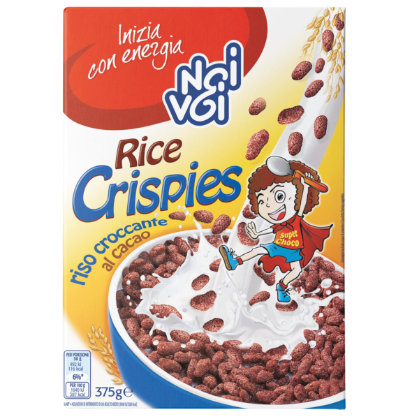 Rice crispies cioccolato 375g Noi&Voi
