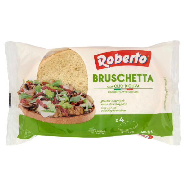 Pane per bruschetta 4fette 400g Roberto