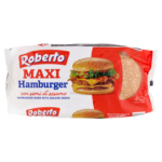Pane Maxi Hamburger con semi di sesamo 300g 4pezzi Roberto